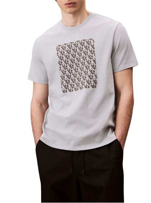 T-shirt monogram in cotone Calvin Klein Jeans | LV04RC841GCI1